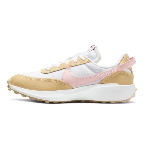 Nike Waffle Debut “1972” Women's Athletic Running Gym Shoes Light Beige/Pink - Picture 2 of 6